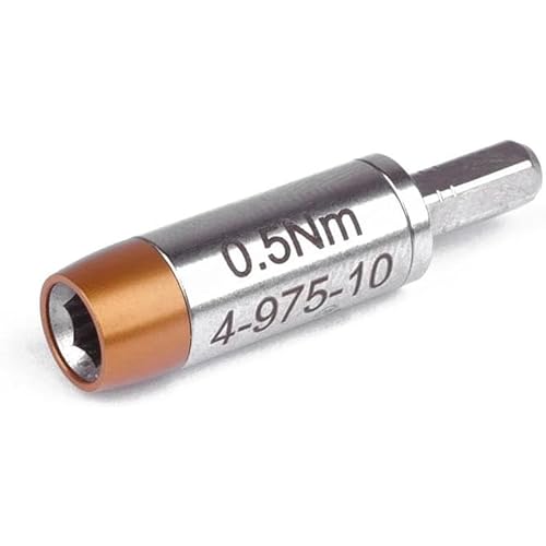 Ambra TORQUEline Adattatore dinamometrico 0,5 Nm per punte C4 (4 mm esagonale) | Utensile di serraggio per punte e utensili di sostegno, acciaio legato | Precisione per min. 20.000 clic - Honorern