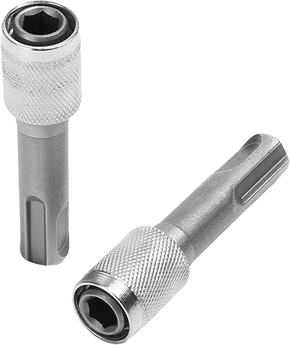 Adattatore Portapunte SDS Plus Avvitatoreper Trapano 6,35mm (1/4'') 2 Pezzi per Punta da Trapano SDS per Convertitore a Codolo Esagonale Adattatore Accessori per Porta Inserti - Honorern
