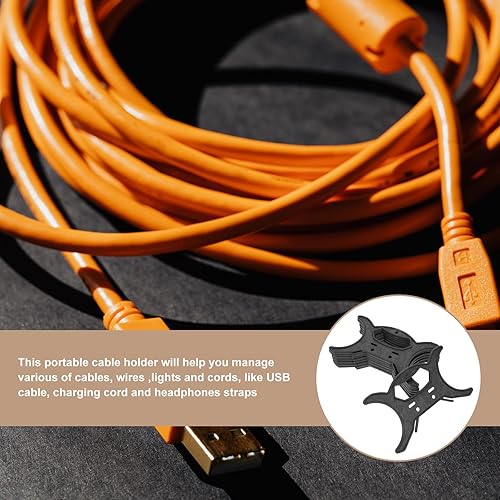 8 Pezzi Avvolgitore di Corda Conservazione della Luce di Natale Avvolgimento del Cavo Leggero Organizzatore di Luci Natalizie Cavo USB Perdere La Corda Multiuso Plastica - Honorern