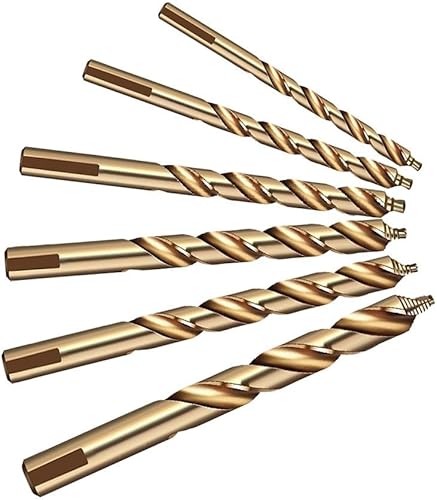 Elegante ed efficiente M35 Cobalto Step Drill Bit Collection di 6, su misura per prestazioni ottimali su acciaio inossidabile - Honorern