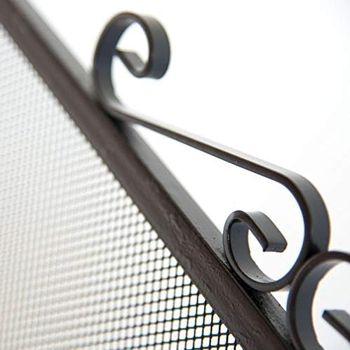 CLASSIC - PARASCINTILLE IN FERRO BATTUTO PER CAMINO CM 60 - Honorern