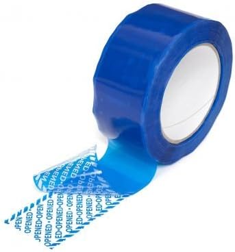 StickersLab - Nastro adesivo anti-manomissione colore blu antieffrazione 48mm (4,8cm) x 50 Metri) - Honorern