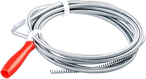 Basa, pulitore per scarichi con manovella, pulitore per scarichi, sonda per scarichi, pulitore per scarichi per lavori manuali (set da 1, 3 m x 5 mm) - Honorern