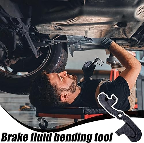 Piegatubi del freno, strumento di piegatura per tubi automobilistici, compatto, portatile e resistente, in acciaio al carbonio, attrezzatura per riparazione e manutenzione auto, 154 g - Honorern