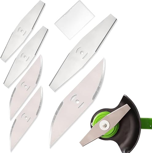 6 Pezzi Accessori Lama, Lama per decespugliatore in metallo, lame di ricambio per tosaerba elettrici, per tosaerba e utensili elettrici da esterno - Honorern