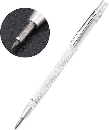 Tungsten Steel Craft Posizionamento Carving Marcatura Penna Incisione alluminio penna per incisione Scribing Stroke Tool for Glass/Ceramics/Metal Sheet - Honorern