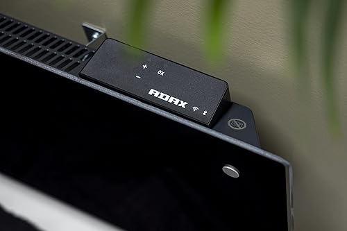 CLea L - Convettore da parete Wifi con Termostato | Controllo smartphone | Termosifone Elettrico | Stufetta Elettrica Basso Consumo | Altezza 222 mm | Stufa Elettrica 600W | KWT Bianco | IP24C - Honorern