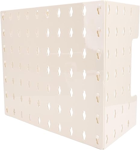 Pannello Forato, Kit Pannello Forato per Montaggio a Parete, Copertura del Tubo dello Scaldabagno a Gas con Cuscinetti Adesivi per L'organizzazione della Cucina del Bagno (taglia - Honorern