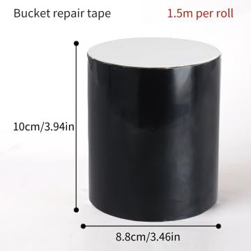 Wvxilyr Nastro Adesivo Estremamente Resistente all'Acqua1,5 m, Kit di Riparazione per Piscina, Tenda, Laghetto - Elevata Forza Adesiva, Durevole e Affidabile, Larghezza 10 cm, Materiale PVC - Honorern