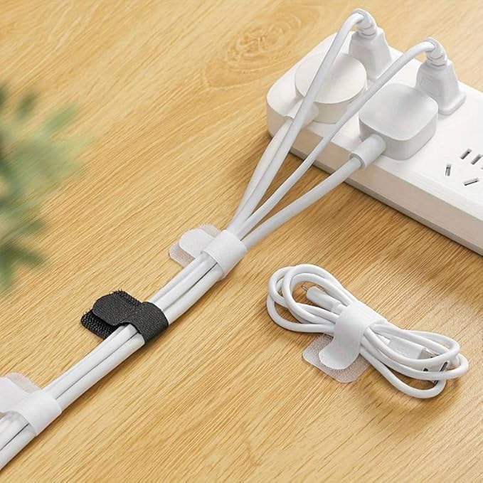 Organizzatore Cavi, Raccogli Cavi Copricavo Fermacavi Multifunzione Adesivo Self-closing, Nascondi Cavi Per Ufficio Casa (5) - Honorern