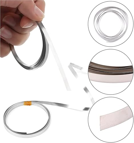 Nichel Striscia Nastro In Nichel,10 m Nichel Striscia Piattina Nickel per Batterie 8X 0.15mm Nastro di Puro Nickel Piattina Accessori per Saldatura per Connettere Delle Batterie Spot Welding 18650 - Honorern
