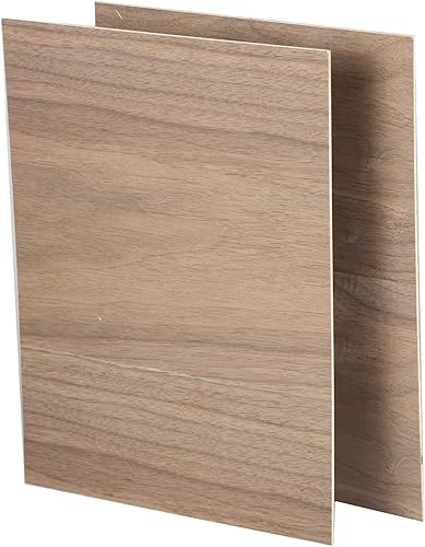 4 Pezzi A4 3mm Spessore Compensato Bianco, Incisione Laser Cnc Taglio 3 Strati Fogli di Legno Non Finiti 297X215 mm (A4), per Artigianato, Modelli Fai-Da-Te (#04 Mogano) - Honorern