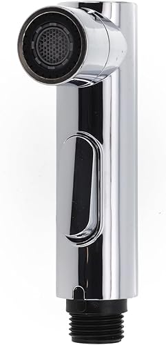 Rubinetto della Cucina Testa Spruzzatore G1/2 Collegamento Estrarre Ugello Doccia Bagno Lavello Rubinetto ABS (nero) - Honorern