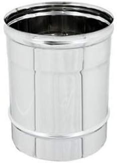 Tubo acciaio inox 180 x 250mm 5 decimi AISI 304 - Honorern