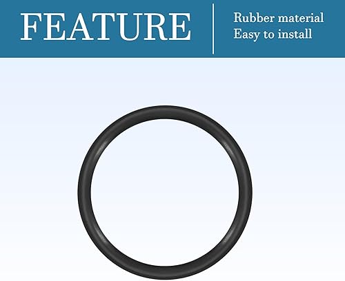 9mm x 7mm x 1mm Nitrile Gomma O-ring x 50pz Rotondo Guarnizione Rondella per Rubinetto Idraulica Riparazione Sigillatura Connessione [Nero] - Honorern