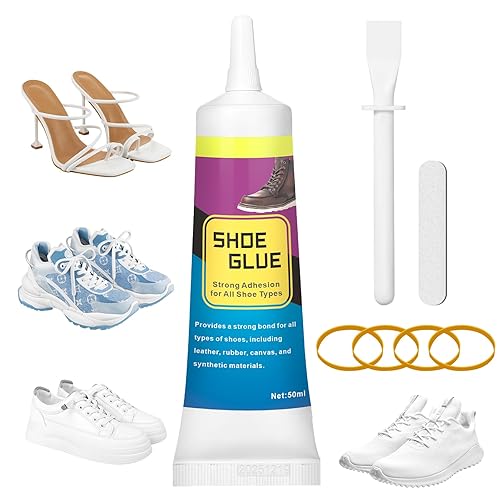 Colla Per Scarpe, Adesivo per Scarpe Forte, Colla Per Riparazione di Scarpe, Trasparente Impermeabile, per Riparare Scarpe Usurate, Sneakers, Stivali, Sandali, Tacchi alti - Honorern