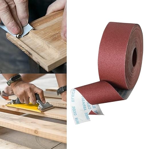 320 grani abrasivi rotoli 5 metri, carta abrasiva, rotolo di carta vetrata abrasiva flessibile per lucidatura rettifica, panno smerigliato per utensili in legno metallo.. - Honorern
