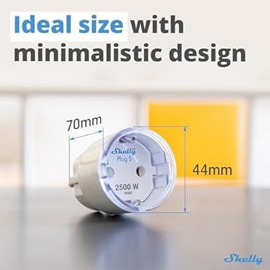 Shelly Plus Plug S + Shelly RGBW2 Presa intelligente compatibile con Alexa e Google Home, programmabile con controllo vocale, Bluetooth; dispositivo Wi-Fi per l'automazione dei dispositivi - Honorern