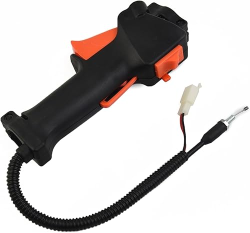 Sandyseptember Maniglia del cavo dell'acceleratore Trigger On Off Kill Switch Multi Tool Decespugliatore Tosaerba Cavo dell'acceleratore Interruttore di controllo Leva Maniglia Kit - Honorern