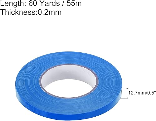 Nastro Adesivo Gaffer Blu Intenso, 60 Iarde x 0,5' Senza Residui, Nastro Riparazione Libri Antiriflesso Facile Strappare Tessuto Opaco Palcoscenico per Fotografia, Confezione da 1 - Honorern