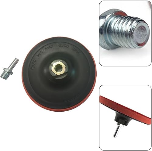 Platorello per smerigliatrice angolare e trapano per M14, 150 mm, adatto per levigatura e lucidatura - Honorern