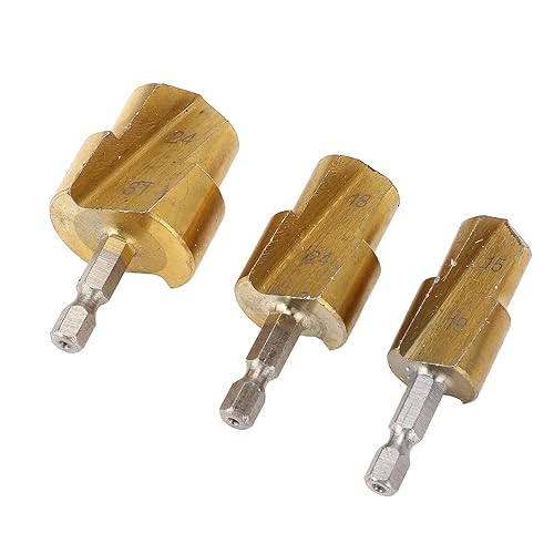 PPR -PIPE -Meamer -Bit Kit con 3 Diverse Specifiche, Tubo Ad Alto Contenuto di Carbone -Expander -bit per Compiti Sanitari - Honorern