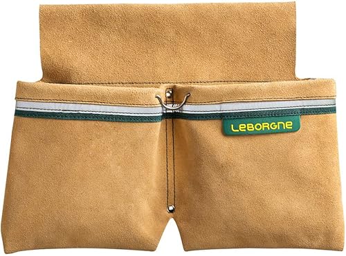 BIPOCHE LEBORGNE CROUTE DE CUIR + PORTE TENAILLE + BANDE RÉFLÉCHISSANTE BATIPRO BP050B POUR MAÇONS/COFFREURS- 492050 - Honorern