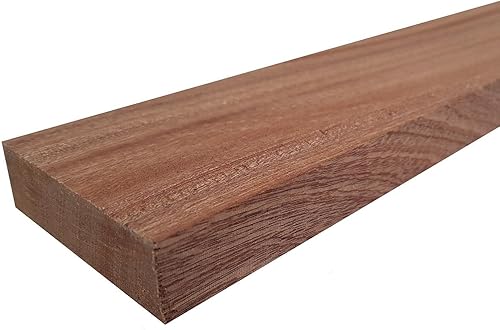 Generico Listello Legno Massello di Mogano Piallato mm 30 x Varie Misure x 1850-2400 - Dimensione Disponibile: mm 30 x 50 x 2250 - Honorern