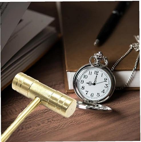 Martello in Ottone Solido Piccolo Martello Di Ferro Gioielli Che Producono Martelli Mini Multifunzione Martello in Rame Per Riparazione 'orologio - Honorern