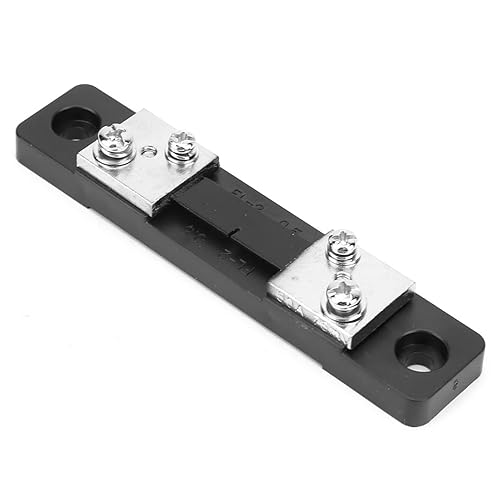 Shunt Amperometrico FL-2 con Shunt Esterno 50A/100a Resistenza Shunt AMP Corrente 75mV Per Misuratore Analogico Amperometro Digitale(50A) - Honorern