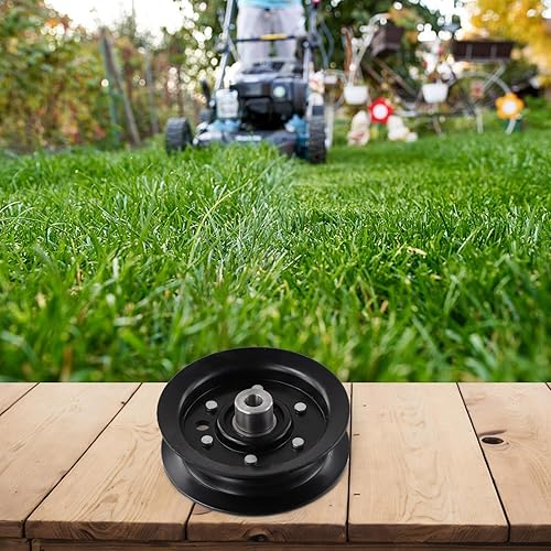 Niceminiwall Puleggia folle piatta per tosaerba, per tosaerba SS4216 SS4200 SS4235 da 42 pollici, tensione guida in alluminio, parte 132-9420 1329420, puleggia tendicinghia ponte - Honorern