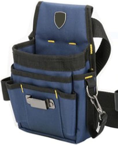 Borsa portautensili cintura – Cintura portautensili con 8 tasche per uomo – Borsa multifunzione da lavoro per artigiani, elettricisti, falegnami, giardinieri – tela robusta - Honorern