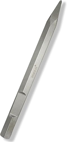Professional HEX28 scalpello a punta 28 x 400 mm supporto esagonale 28 mm per martello demolitore scalpello a punta scalpello - Honorern