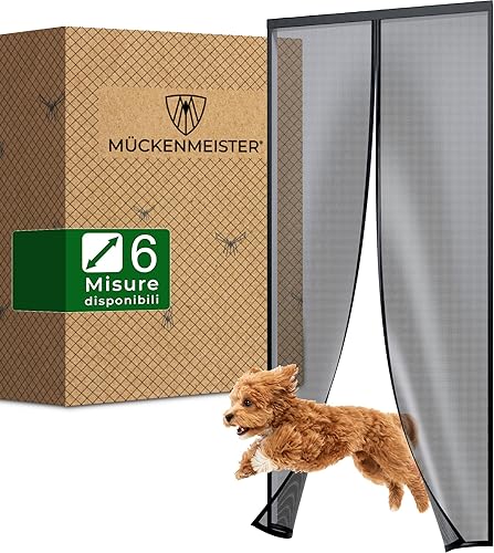 MÜCKENMEISTER® Zanzariera Magnetica (90x200 cm) – Zanzariera Porta Finestra – Protezione Contro gli Insetti per Porta Balcone – Zanzariere Magnetiche per Porte Finestre - Honorern
