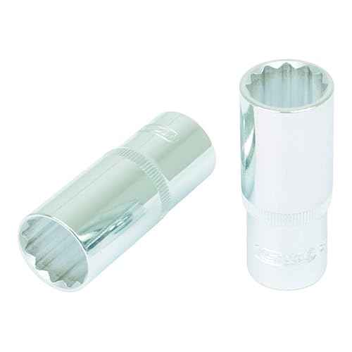 KS Tools 918.1284 Bussola poligonale 1/2' CHROMEplus, lunga, 5/8' - Honorern