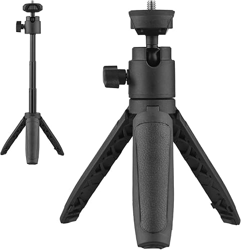 Mini treppiede portatile leggero allungabile treppiede impugnatura con 4 livelli di altezza regolabile per fotocamera del telefono selfie registrazione video streaming live - Honorern