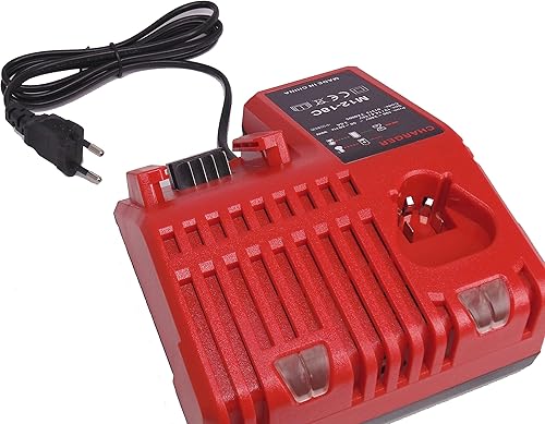 Caricatore M18 Sostituisce per Milwaukee M18 M12 18V 220V, Sostituisci per 48-59-1812 48-59-1807 48-59-1806 48-59-1840 2710-20 48-11-1828 - Honorern