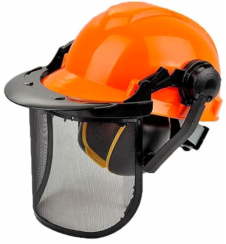 Caschetto antinfortunistica: Elmetto antifortunistica protettivo, Rete regolabile, Cuffie antirumore da 23,3 dB - Honorern