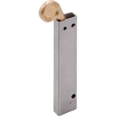 4391121 PALETTO A SALDARE A MOLLA in ferro zincato con leva in ottone. Automatico per cancelli a 2 ante. Sezione Mm. 15x30.ZINCATO MM 15X30 H.MM 145 - Honorern