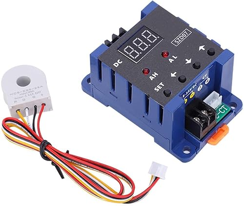 Amperometro, amperometro digitale DC Interruttore sensore di corrente Sovraccarico allarme Protezione da sovraccarico SZD07 DC8‑35V con funzioni di monitoraggio corrente e uscita allarme - Honorern