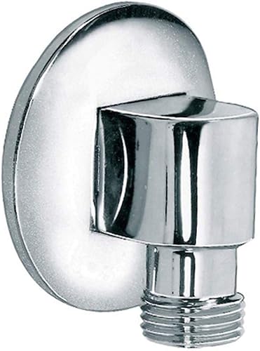 Presa acqua In Ottone Con Rosone 1/2'F X 1/2'M Cromo - Honorern