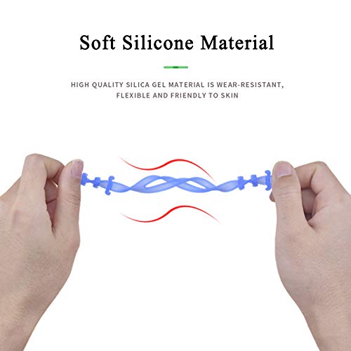 12 pezzi Estensori per Cinturino Maschera Gancio Fibbia Regolabile Mask Strap Extender Anti-serraggio Gancio Cinghie per alleviare la pressione e il dolore - Honorern