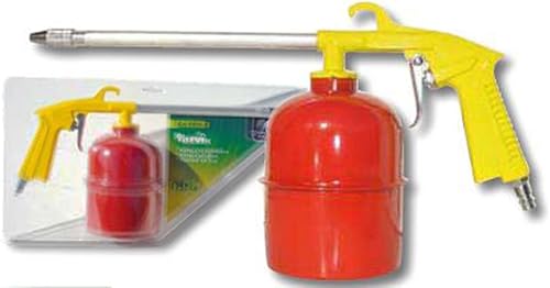 CA-1400/1 - Accessorio Pistola Pneumatica 750 cc Pressione di esercizio: 4-7 Bar Massimo: 10 Bar. Ingresso aria': 1/4 Pollici 150 lt../min. - Honorern