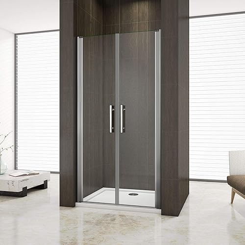 AICA ITALY Box Doccia Nicchia, Porte Doppie Saloon, Trasparente 80x185cm - Honorern