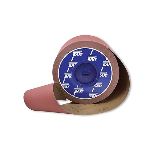 RI-Saitac AW-D 53293 - Rotolo di carta vetrata industriale, 115 mm x 50 m, grana 100 - Honorern