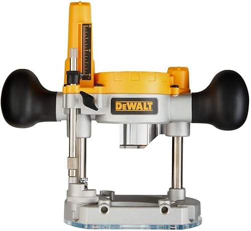 DEWALT Base a tuffo per router compatto, aste in acciaio per corsa a immersione liscia (DNP612) - Honorern