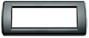 VIMAR PLACCA 6 MODULI RONDO' NERA SERIE IDEA 16766.16 - Honorern