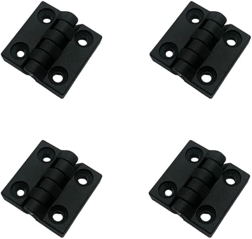 4 cerniere in plastica da 65 x 65 mm, per giardino, barca o ingegneria meccanica. Queste cerniere sono versatili - Honorern