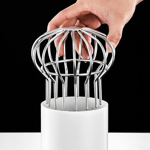 Tappo di scarico per tetto esterno, copertura per scarico del balcone, copertura per scarico del tetto, in acciaio , per drenaggio del balcone, tetto e pavimento (160 mm) - Honorern