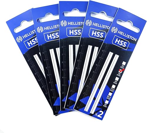 HSS Coltelli per Parkside PHA 12 B2, 56x5,5x1,1mm (5 coppie = 10 lame) - Honorern